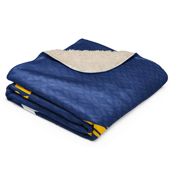 FAITH - Sublimated Sherpa Blanket (Royal Blue)