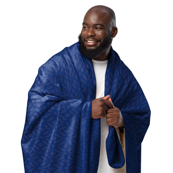 FAITH - Sublimated Sherpa Blanket (Royal Blue)