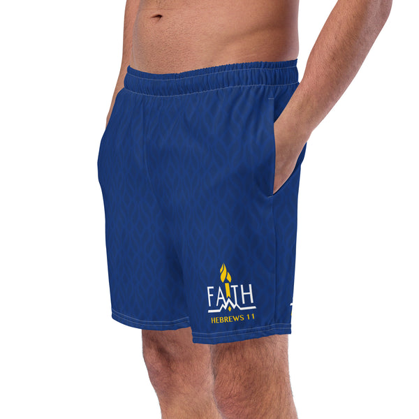 FAITH - Men's swim trunks (Royal Blue)