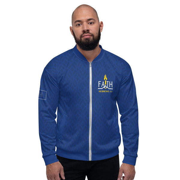 FAITH - Unisex Bomber Jacket (ROYAL BLUE)