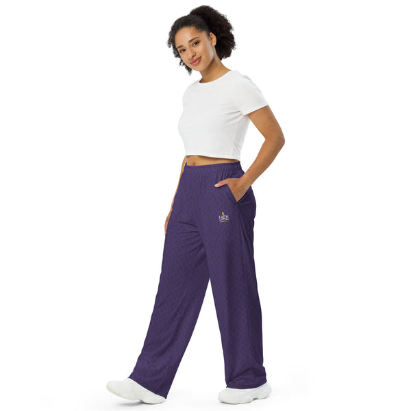 FAITH - Unisex Wide-leg Pants (Purple)