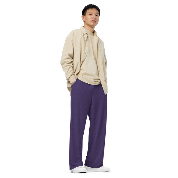 FAITH - Unisex Wide-leg Pants (Purple)