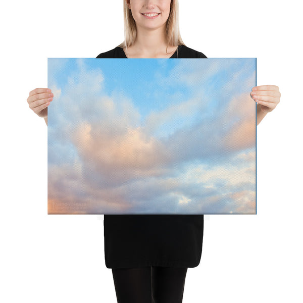 Sunset Clouds 5 - Canvas Print (18X24 inches)