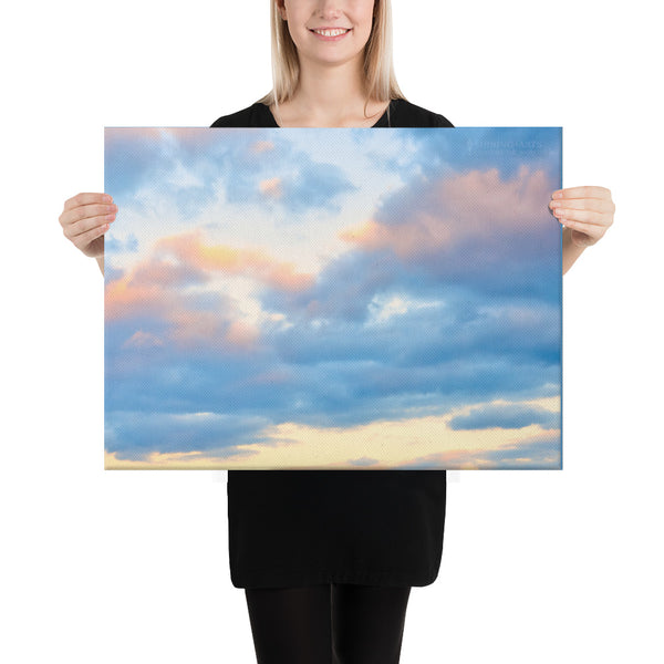 Sunset Clouds 1 - Canvas Print (18X24 inches)