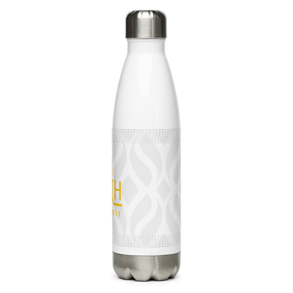 FAITH - Stainless Steel Water Bottle (White)