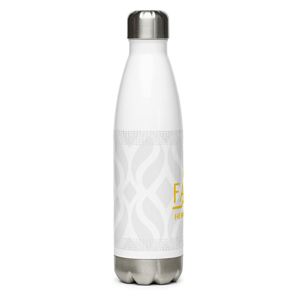 FAITH - Stainless Steel Water Bottle (White)