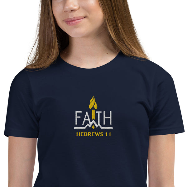 FAITH - SIGNATURE - YOUTH SHORT SLEEVE T-SHIRT (10 COLORS)
